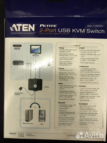 Переключатели KVM: Aten, Edimax, Trendnet