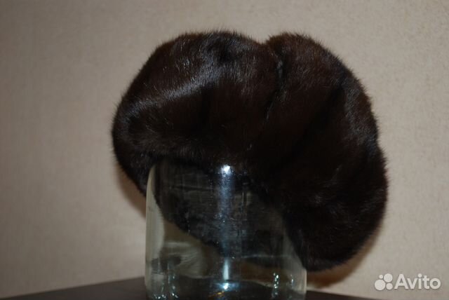 Зимняя мужская шапка, натуральный мех (белка)