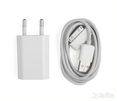 Сзу 1.2A и кабель USB 30 pin iPhone 2 / 3 / 4 / 4S Сзу 1.2A и кабель USB 30 pin iPhone 2 / 3 / 4 / 4S