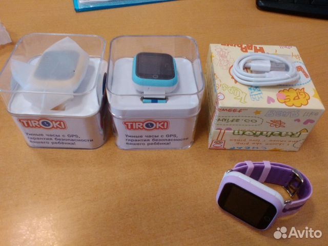 Детские смарт-часы Q100 с GPS и сенсорным экраном
