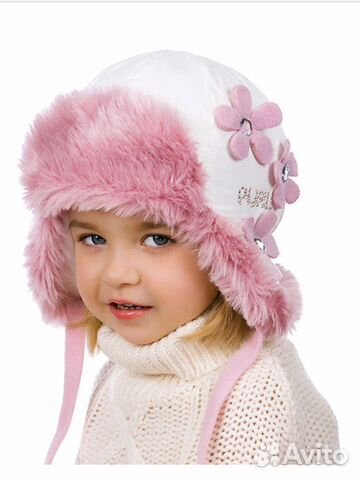 Шапка зима для девочки pupill