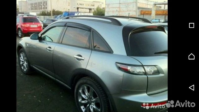 Дефлекторы окон и капота на Infinity FX 35/45 с 03