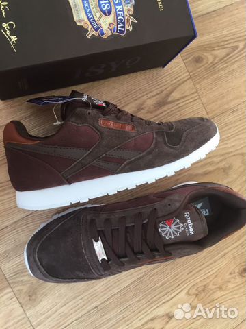 Кроссовки Reebok 42,44замша Brown