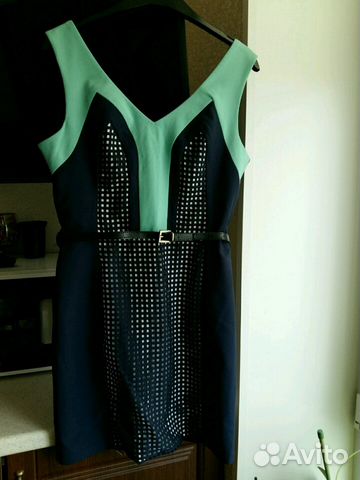 Платье коктейльное. Размер 46. Ремешок в комплекте Платье коктейльное. Размер 46. Ремешок в комплекте
