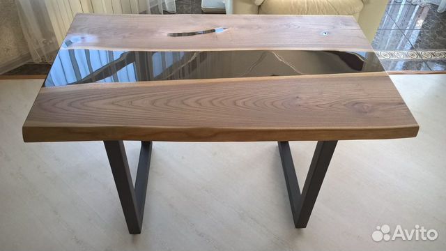 Стол из массива, слэба. Стол-река. Лофт Стол из массива, слэба. Стол-река. Лофт