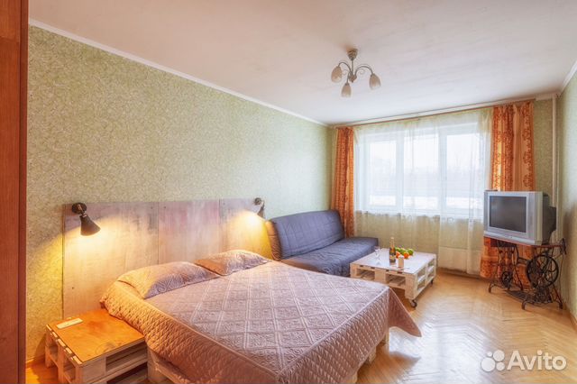 

1-к. квартира, 38 м², 2 кровати