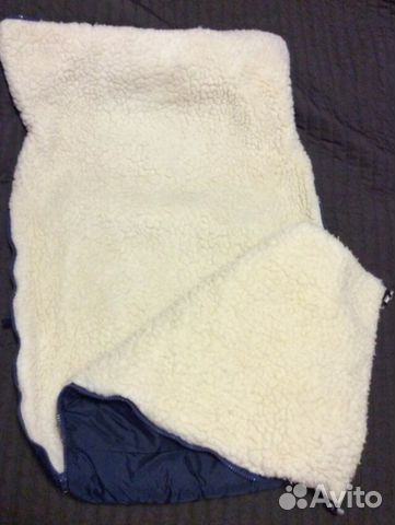 Меховой конверт из овчины+муфта