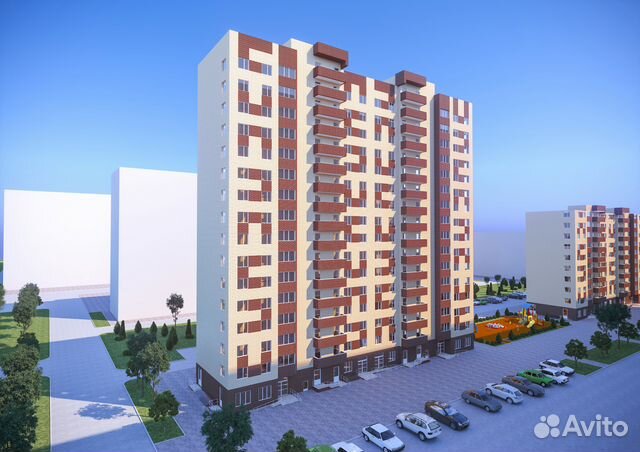 2-к квартира, 61.5 м², 7/16 эт. 2-к квартира, 61.5 м², 7/16 эт.