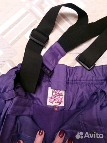 Комплект зимний: длинная куртка + брюки на лямках Комплект зимний: длинная куртка + брюки на лямках