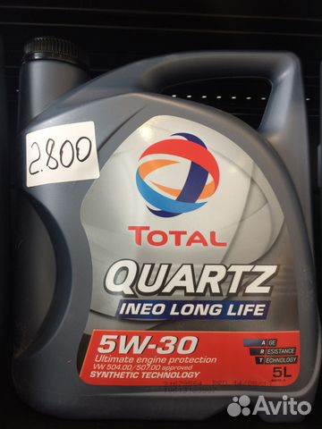 Моторное масло total Quartz ineo Long Life 5W30 5л