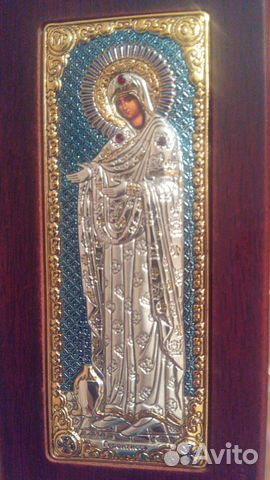 Икона Геронтисса (серебро с позолотой) из г.Мира