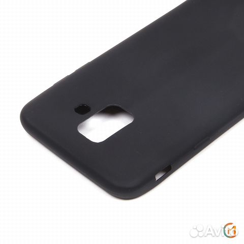 Чехол силикон черный SAMSUNG Galaxy A6 (2018)