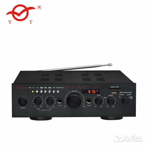 YT-338USB усилитель 100Вт,Bluetooth,2xMIC,5CH,USB YT-338USB усилитель 100Вт,Bluetooth,2xMIC,5CH,USB