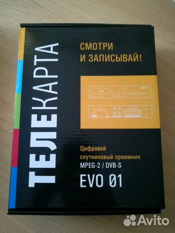 Спутниковый SD-ресивер телекарта EVO-01