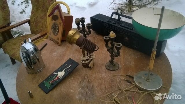 Подсвечники,ночник.,кофейник