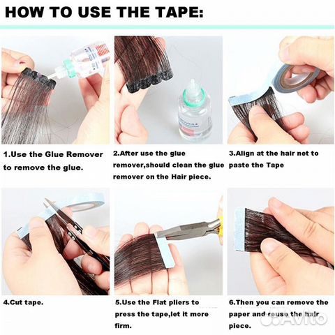 Двусторонний скотч для наращивания волос supertape Двусторонний скотч для наращивания волос supertape