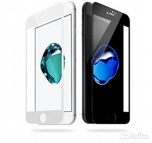 Защитные 5D стекла на iPhone 7/8Plus