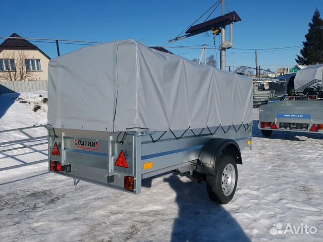 Прицеп 2.60х1.35 Спутник Pro тент 1100мм