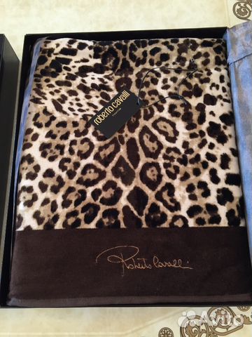 Шикарное банное полотенце Roberto Cavalli (Италия)
