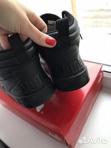 Кроссовки кеды высокие Puma кожа 42 размер оригина Кроссовки кеды высокие Puma кожа 42 размер оригина