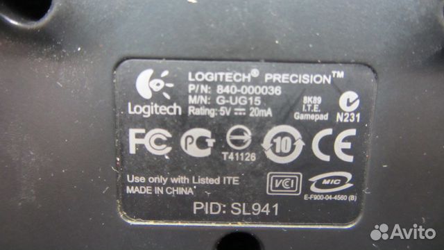 Джойстик Logitech precision