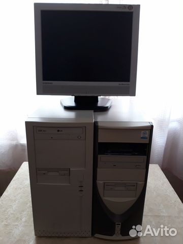 Два компьютера + монитор
