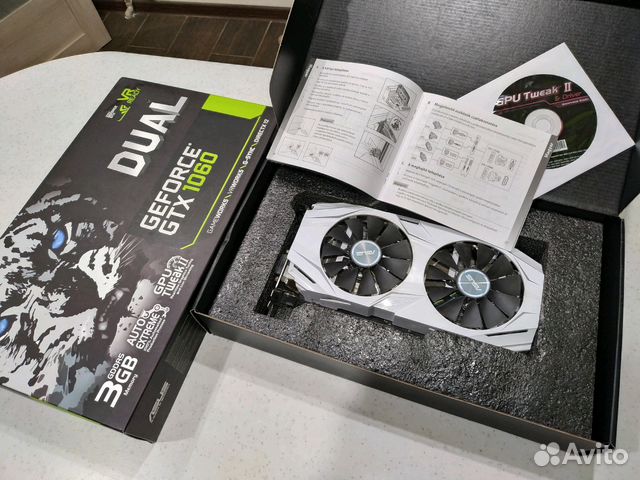 Asus GTX 1060 3GB в идеальном состоянии