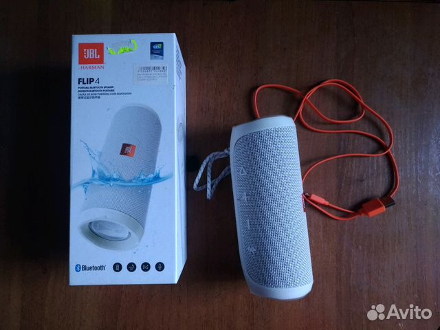 Беспроводная колонка JBL Flip4 серая