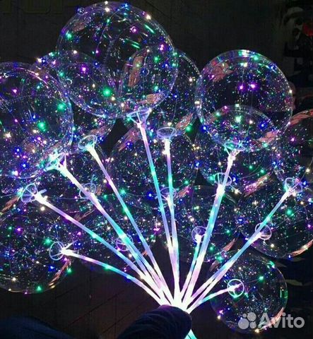 Шары LED Bobo (Бобо) светящиеся, воздушные