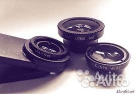 Универсальный объектив Universal Clip Lens 3в1