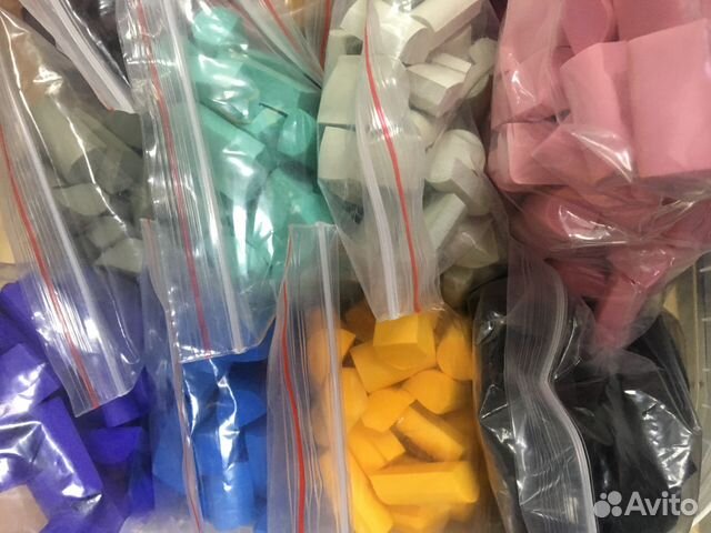 Мятный Фоам чанкс Foam Chunks для слаймов оптом Мятный Фоам чанкс Foam Chunks для слаймов оптом