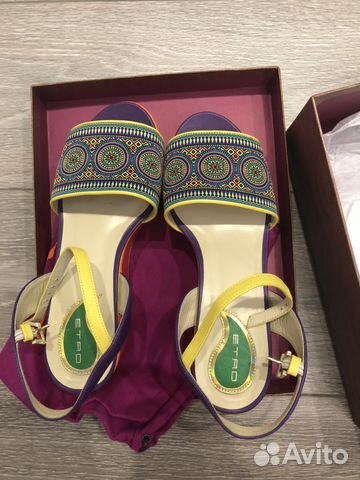 Босоножки Etro новые 38р Босоножки Etro новые 38р