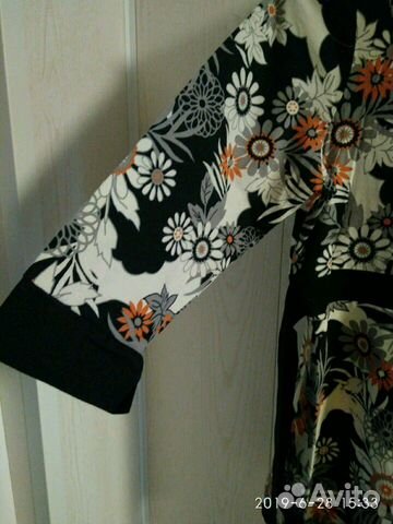 Трикотажная туника, хлопок Трикотажная туника, хлопок