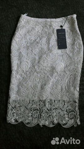 Юбка новая кружевная с биркой