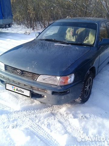 Toyota Corolla 1.3 AT, 1993, битый, 350 000 км