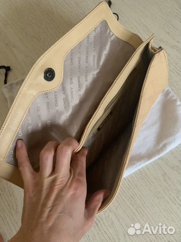 Сумка бежевая dkny, оригинал Сумка бежевая dkny, оригинал