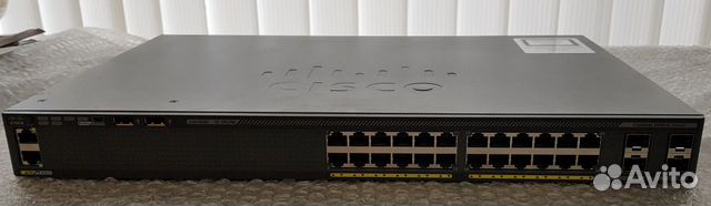 Cisco WS-C2960X-24TS-L + Stack модуль Cisco WS-C2960X-24TS-L + Stack модуль