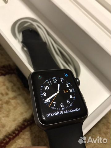 Apple Watch series 1 42mm Space gray рст