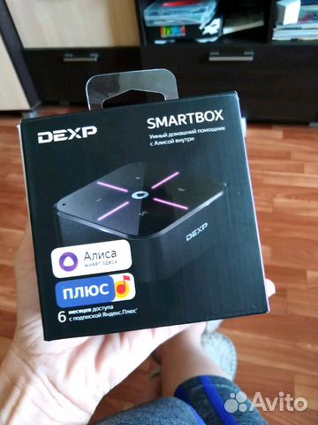 Голосовой помощник dexp smartbox черный