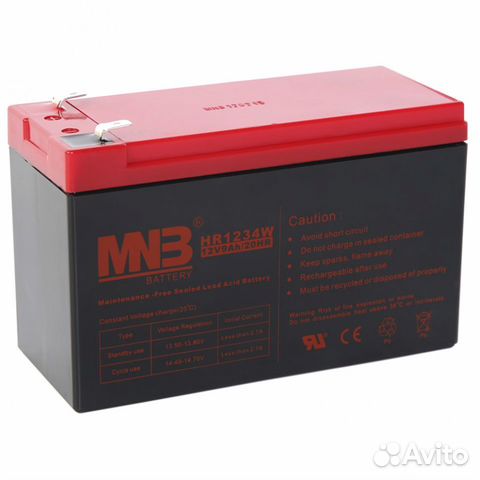 Аккумулятор для электромобиля MNB HR1234W 12В 9Ач