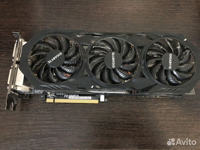 Видеокарта GigaByte GeForce GTX 970 Windforce