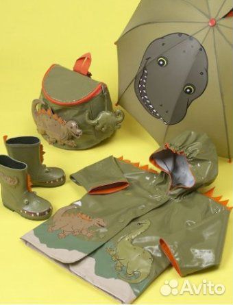 Комплект для мальч Kidorable :дождевик+зонт+рюкзак Комплект для мальч Kidorable :дождевик+зонт+рюкзак