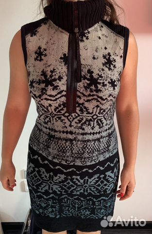 Платье без рукавов из шерсти Marccain sport. Ориги Платье без рукавов из шерсти Marccain sport. Ориги