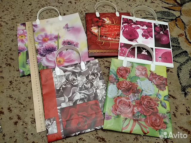 Пакеты подарочные