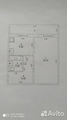 1-к квартира, 40 м², 3/10 эт.