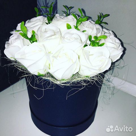 Букет из мыльных роз