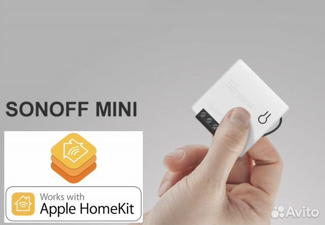 HomeKit WiFi реле Sonoff Mini R2 с физ. выкл