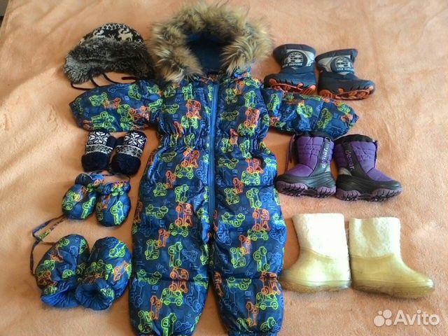 Комбинезон зимний пуховой babyGo 86см Комбинезон зимний пуховой babyGo 86см