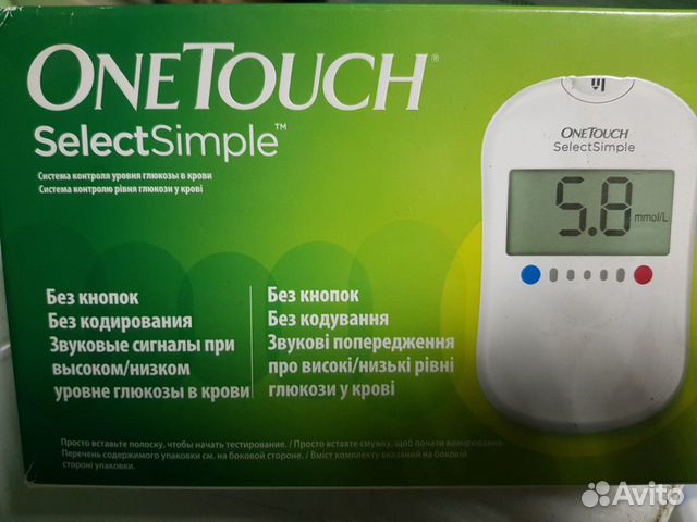 Глюкометр one touch select батарейки