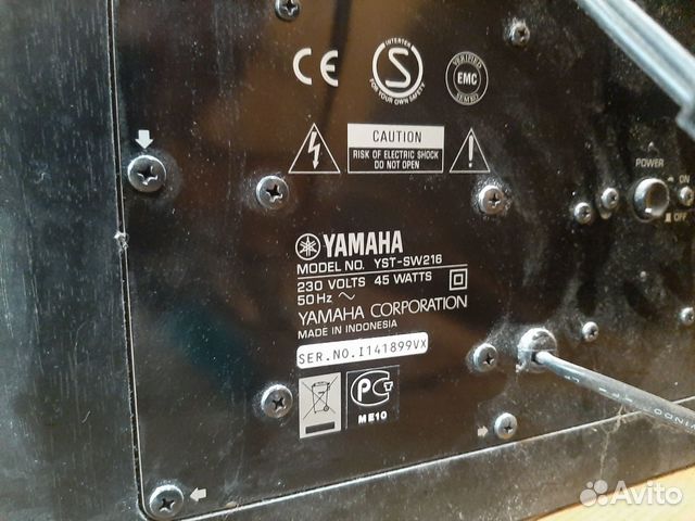Схема yamaha yst sw216